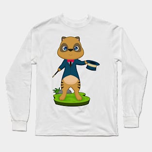 Meerkat Wizard Magic wand Long Sleeve T-Shirt